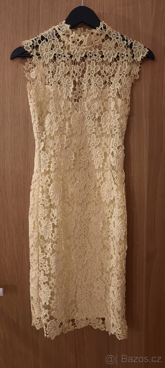 Žluté krajkové šaty, vel. 34, zn. Paper Dolls Petite - 3