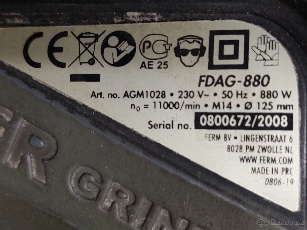 Úhlová bruska 125 mm - 3