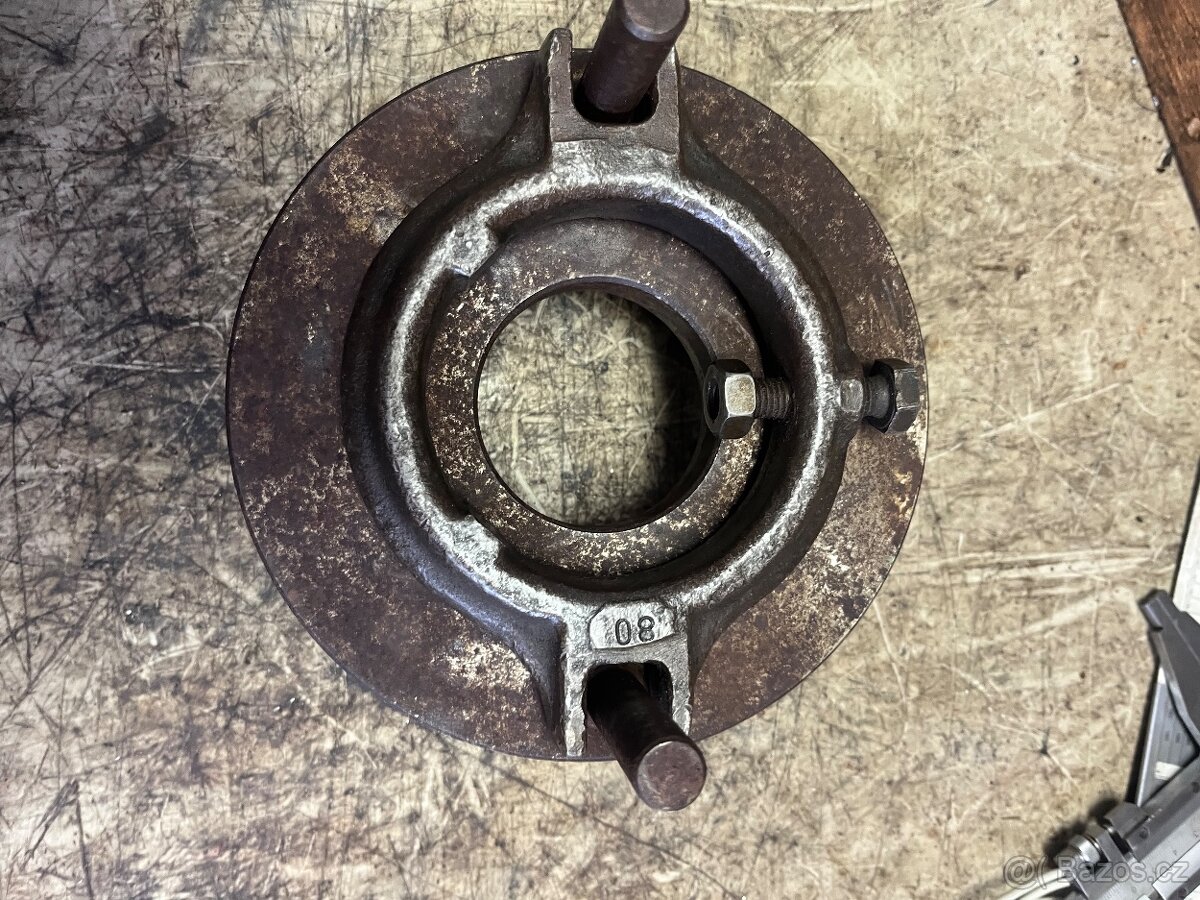 Unašecí srdce 80 mm s přírubou - 3