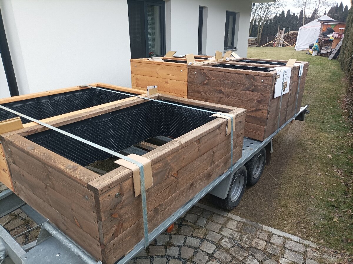 Vyvýšený záhon, květináč, truhlík - 3