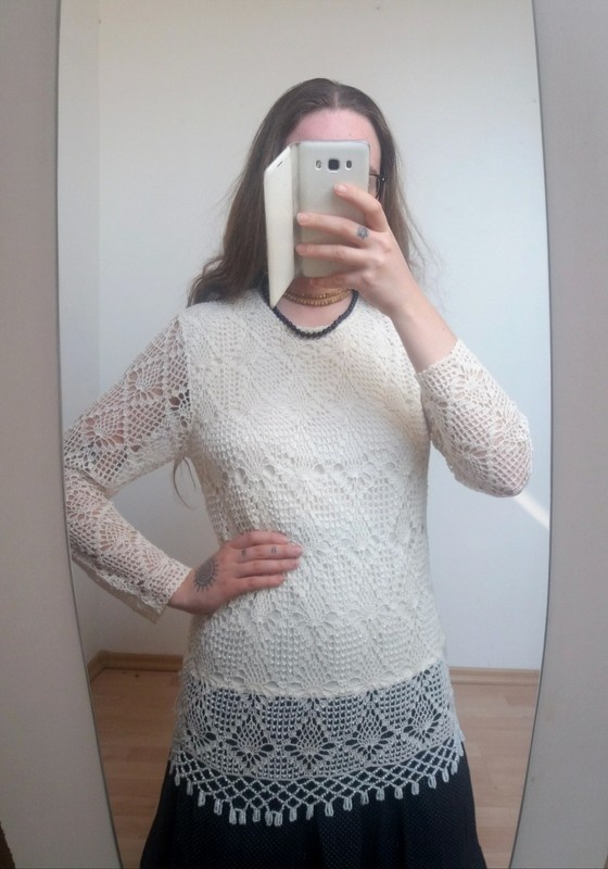 Luxusní společenská halenka S/M - 3