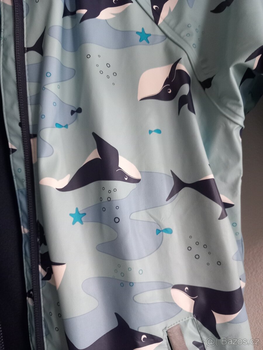 Dětská nepromokavá bunda 122/128 - 3