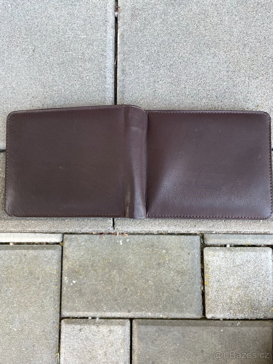 Kožená hnědá peněženka - 3