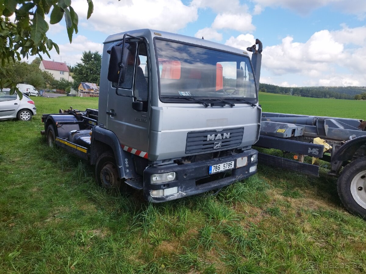 Pronájem půjčovna (prodám) nosič kontejnerů MAN L180, 7,5 t. - 3