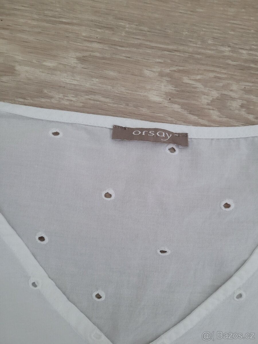 Krásná bílá halenka vel.S/M Zn.Orsay - 3