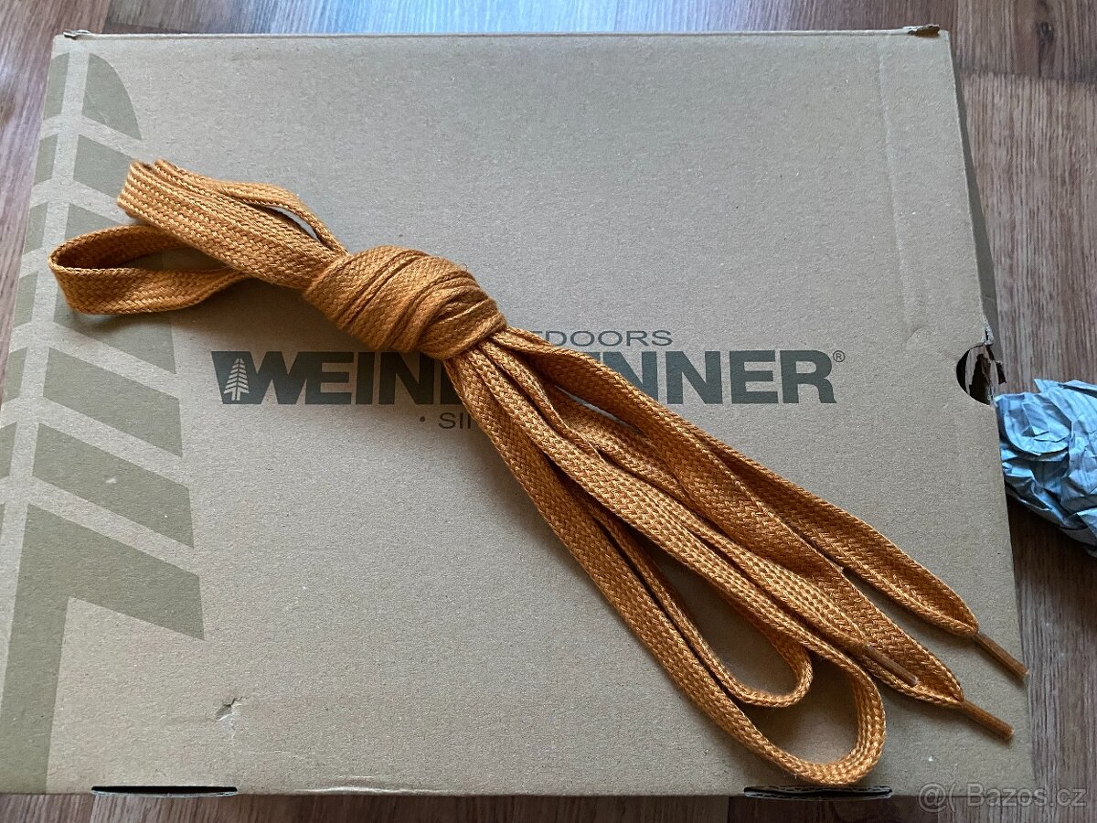 Pánské kožené zimní boty Weinbrenner s kožichem - č. 44 - 3