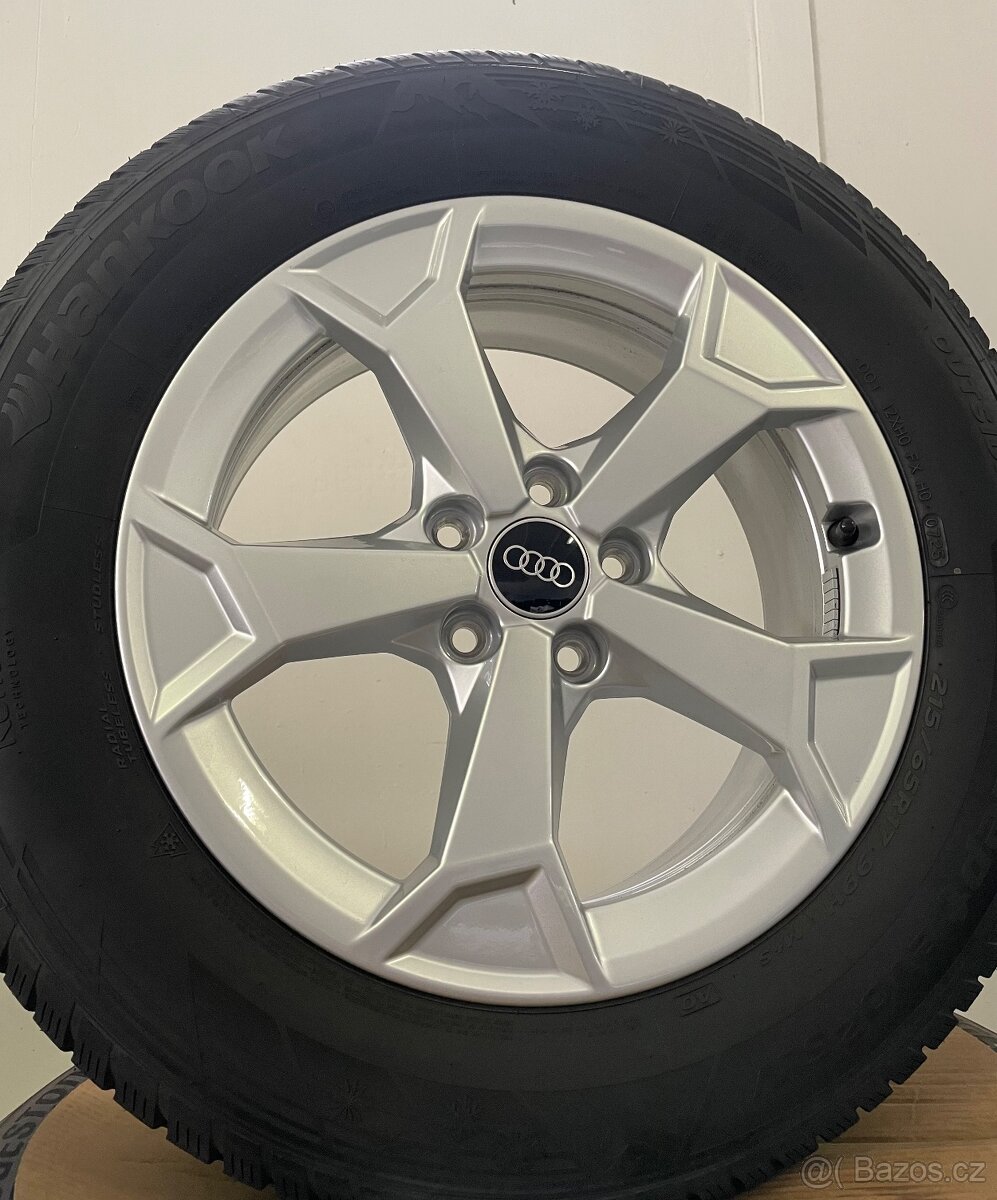 Original zimni alu Audi Q3 5x112 + 215/65/17 95% - 3