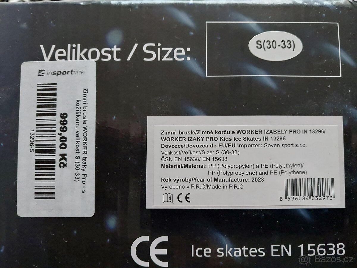 Dětské zimní brusle Worker Izaky Pro - S (30-33) - 3