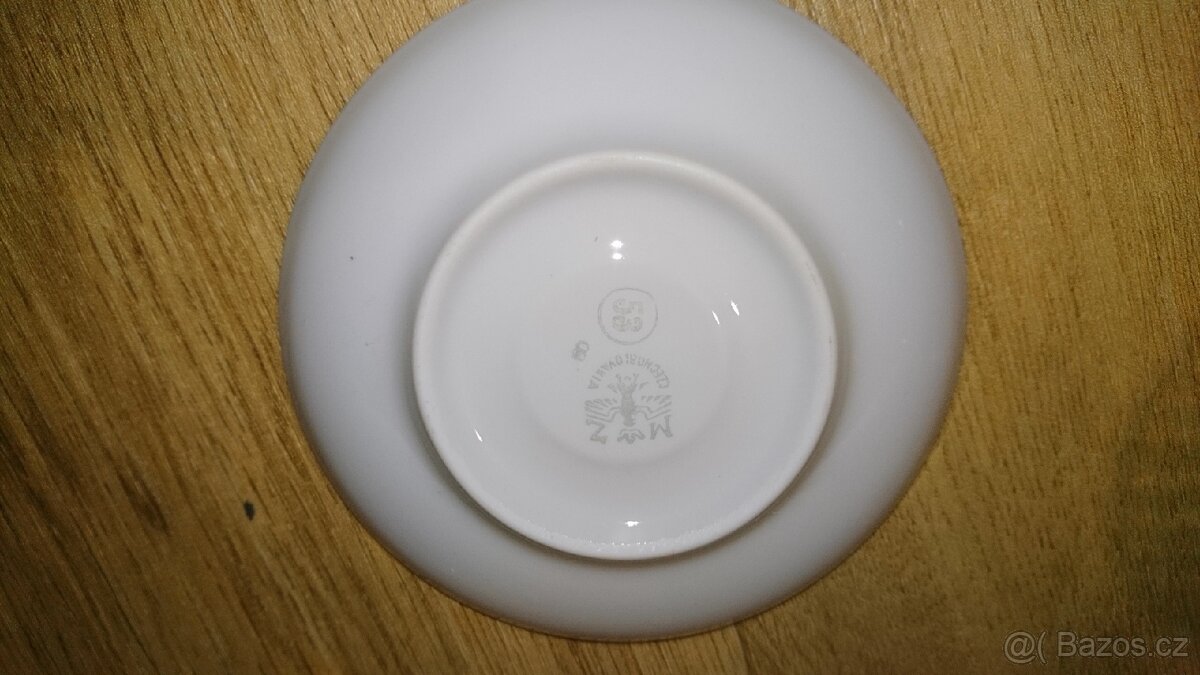 Sada malých retro šálků s cukřenkou - 3