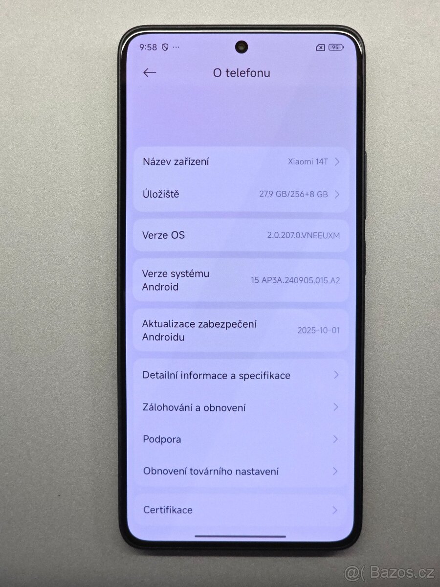 Xiaomi 14T 5G 12/256 GB, záruka 6/2026 možná i výměna - 3