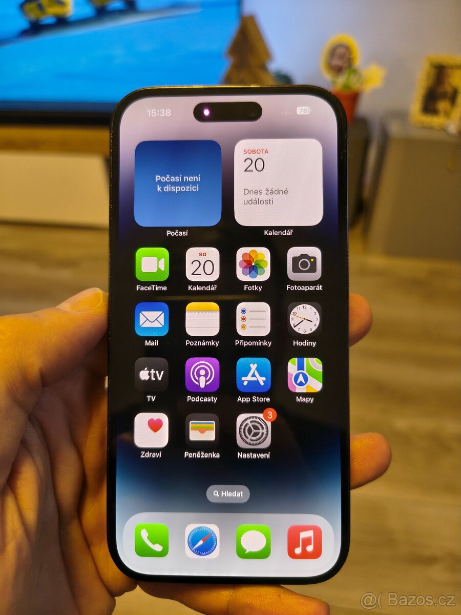 Apple iPhone 14 Pro 128GB Black,pěkný stav,87%bat,z.12mesicu - 3