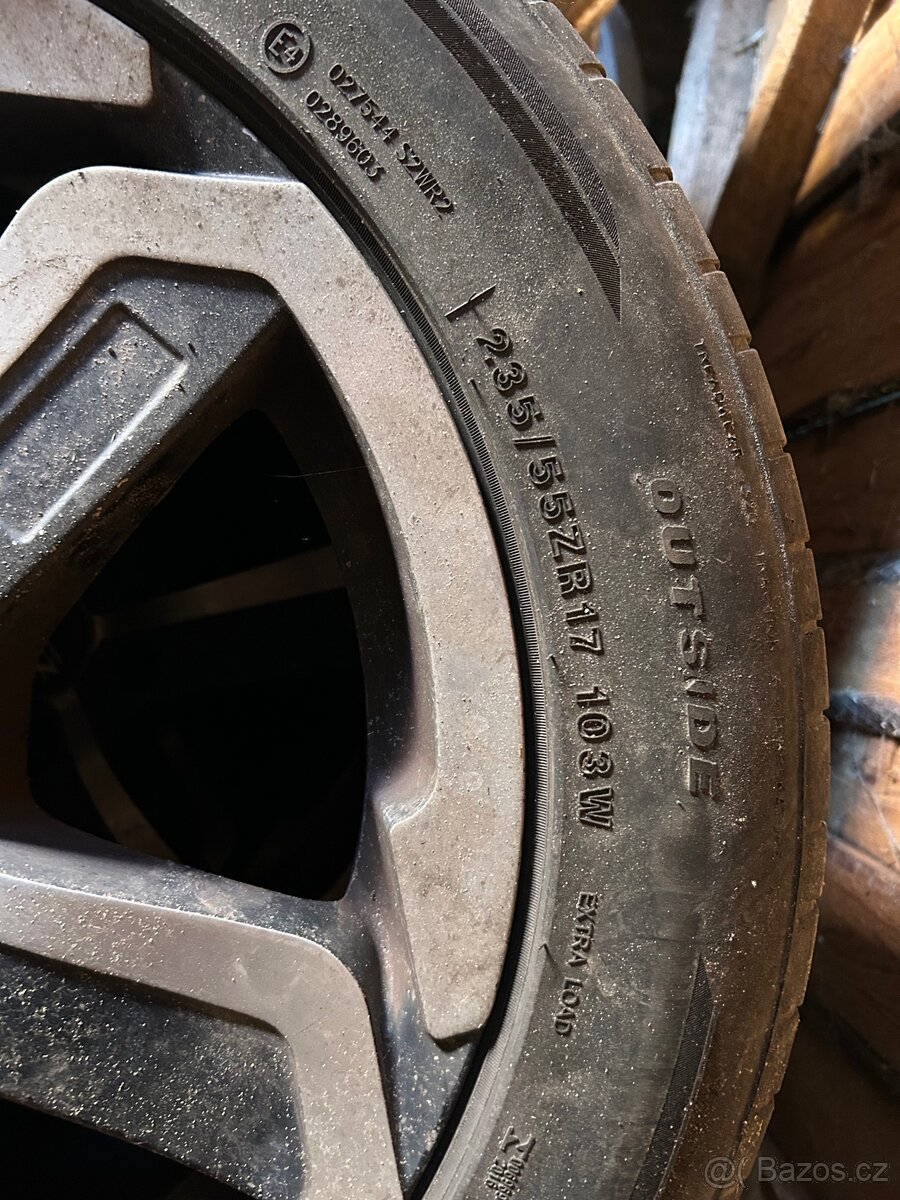 Alu kola a pneu 235/55/17 wv t6 t5 - 3