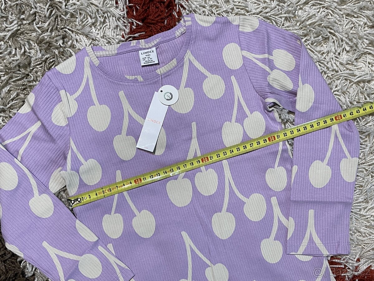 Třešničkové triko Lindex v. 116 - 3