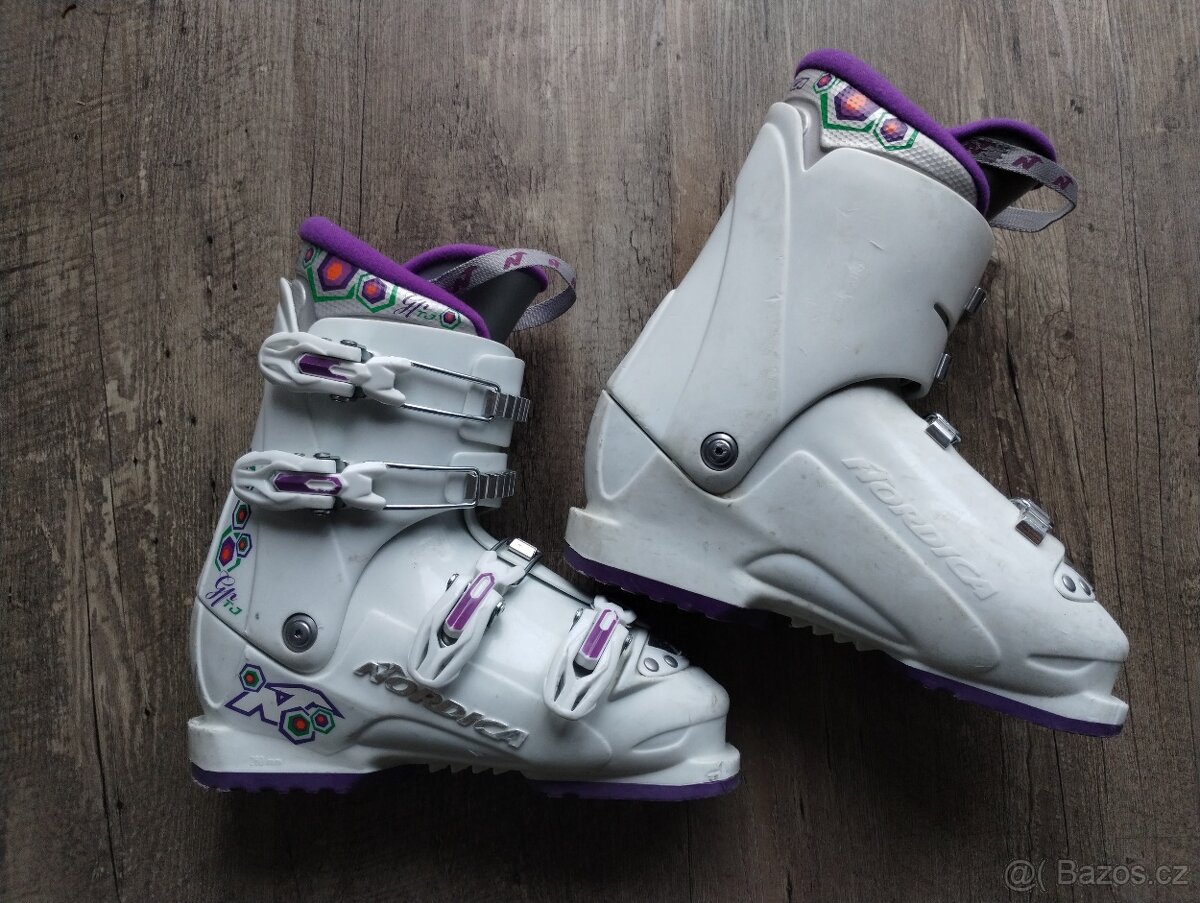 Lyžáky dívčí Nordica, vel. cca 37 - 3