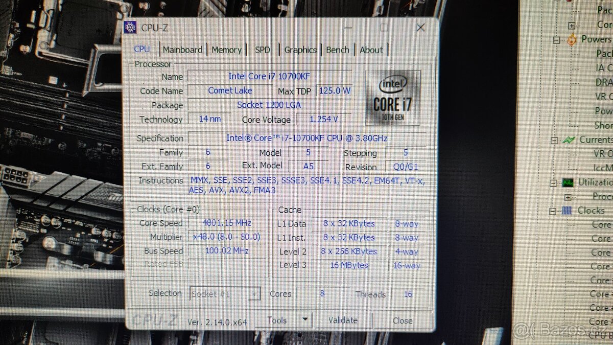 Intel Core i7-10700KF - 3