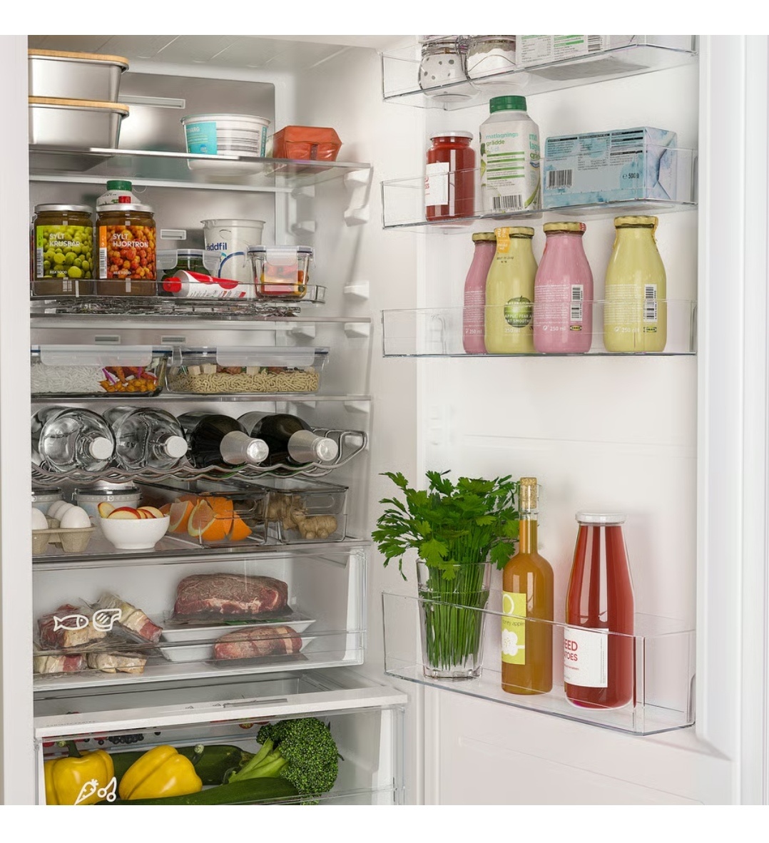 NOVÁ lednice s mrazákem ikea (2 metry) - 3