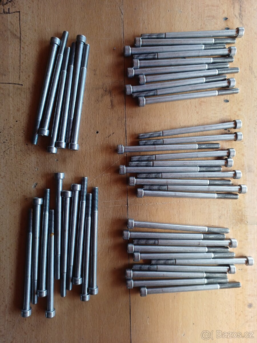 Nerez šroub, válcová imbus hlava, 8x130mm - 3