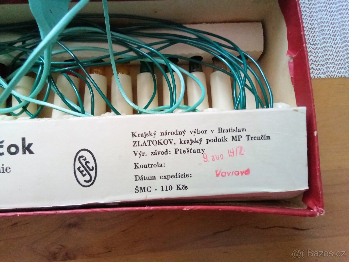 Stará, vánoční světýlka na stromeček - Zlatokov - 3