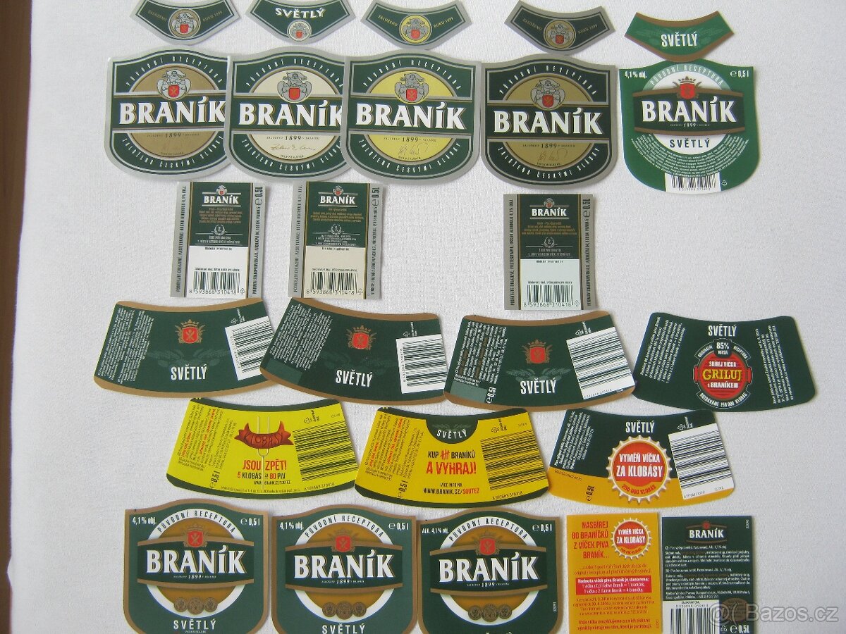 100ks 2007-2025 pivní etikety Praha Braník Staropramen - 3