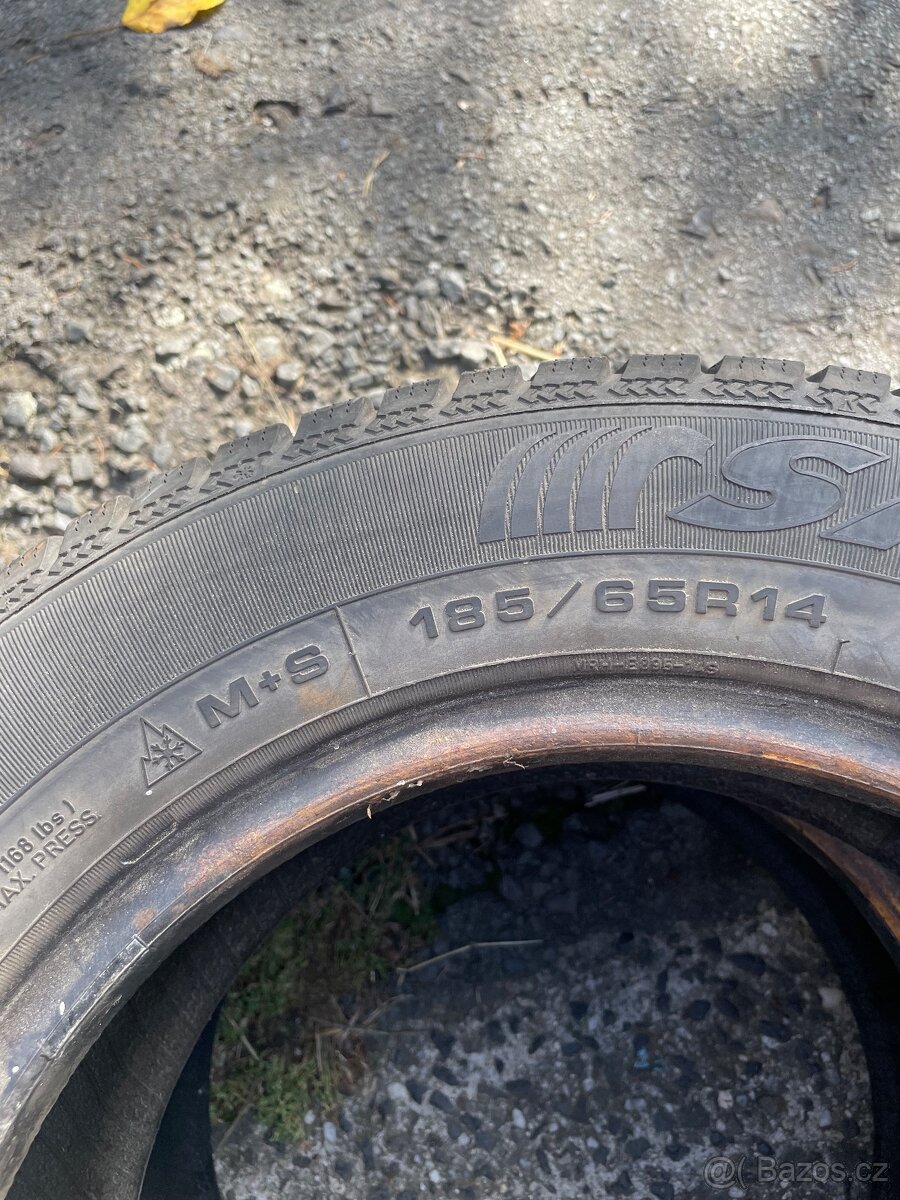 Zimní pneu pár 185/65 r14 - 3