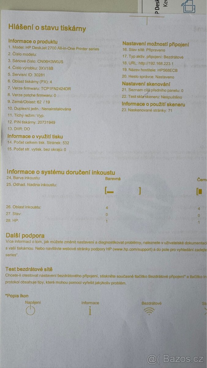 Tiskárna multifunkční HP Deskjet 2720 - 3