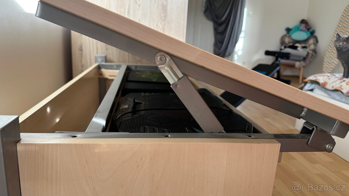 Výškově nastavitelný psací stůl - 3