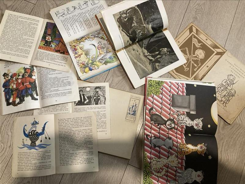 17 knih (Ferda mravenec, Modroočko,Mauglí,komiks, Aladin,apo - 3