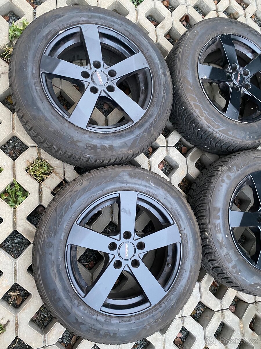 Alu kola 16” 5x112 Dezent a zimní pneu 215/60/R16 - 3