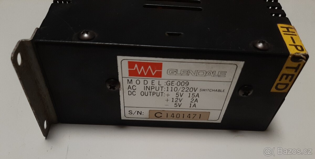 Průmyslový zdroj 5V/12V/-5V - 3