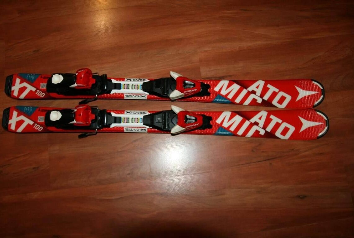 lyže Atomic redster 100 cm , XT , lyžaky - 3