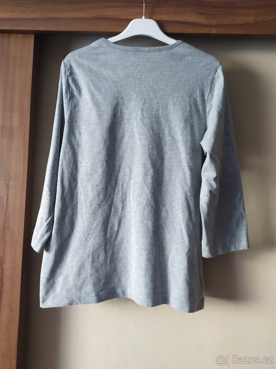 hezká šedá halenka - 3