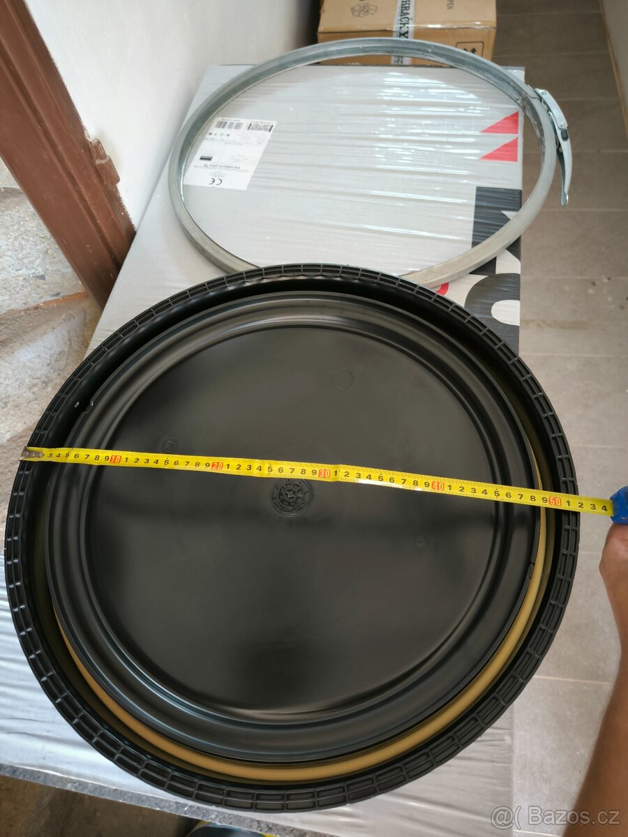 Víko a obruč na sud 220l - 3
