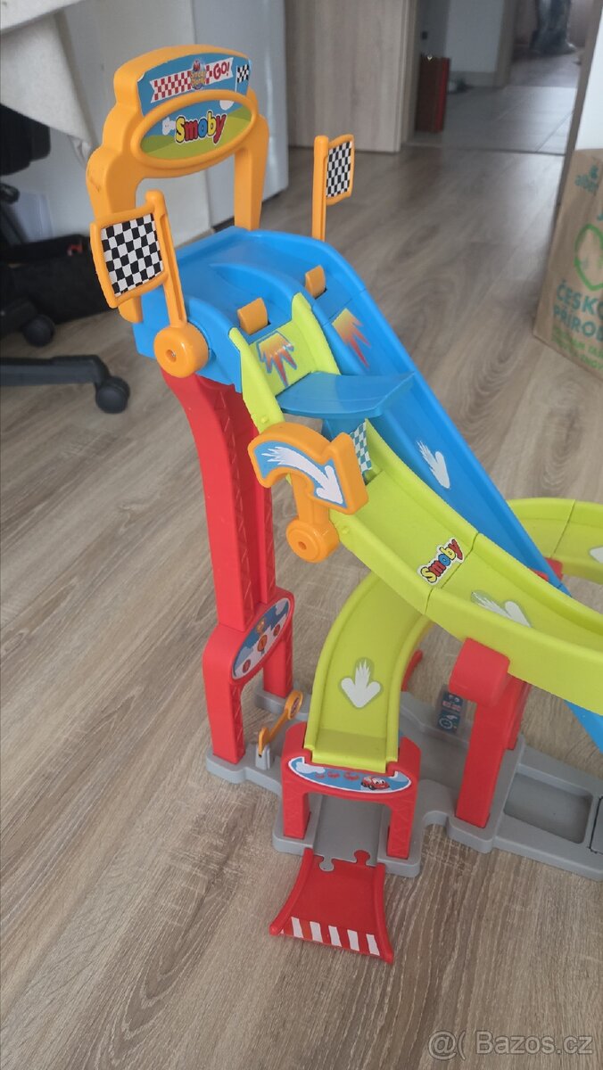 Autodráha Smoby Vroom Planet Mega Jump - 3