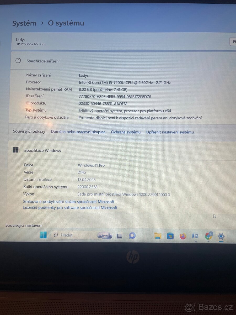 Notebook HP 640 G3 - 3