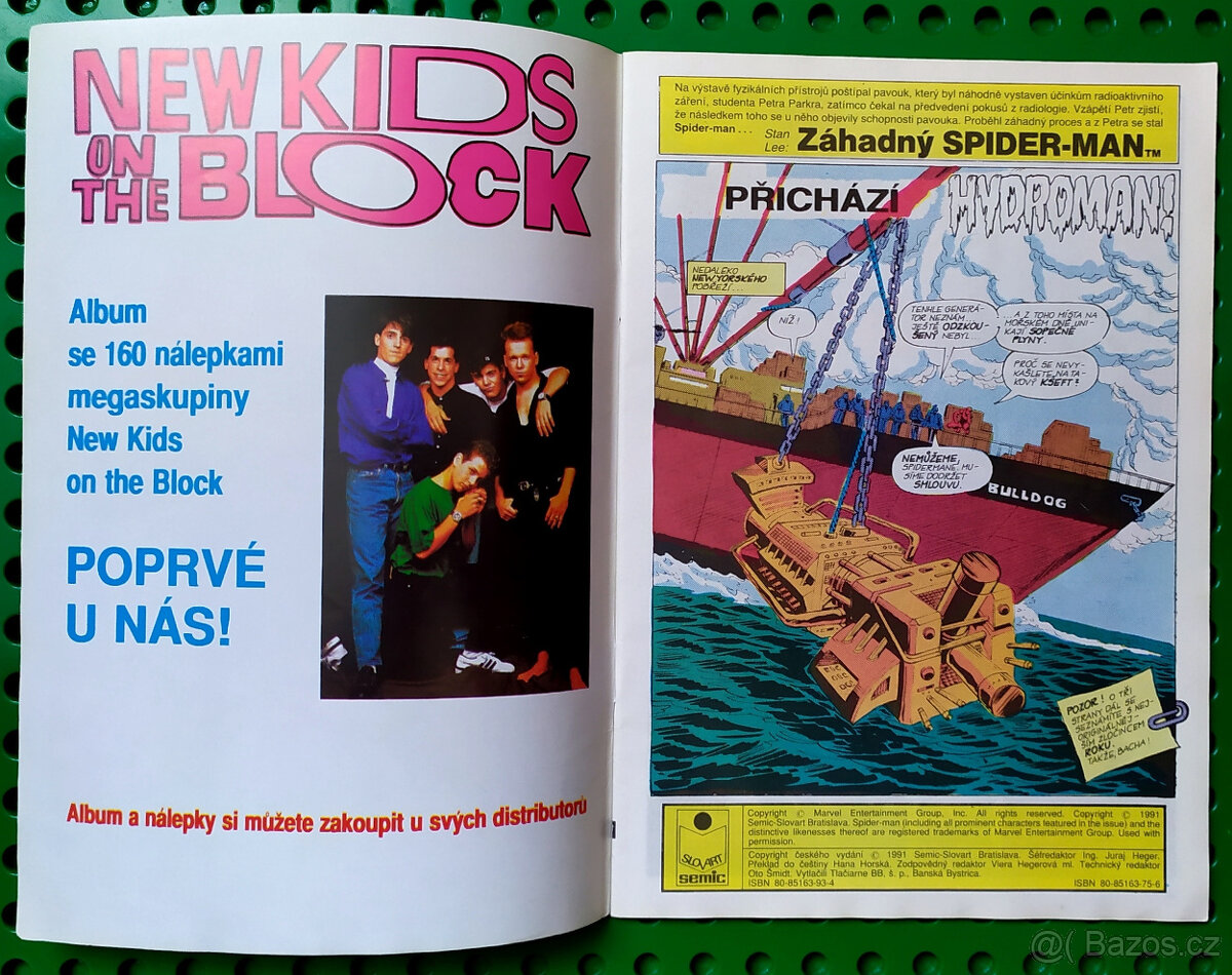 Komiks SPIDERMAN č. 4/1991 Semic velmi PĚKNÝ STAV - 3