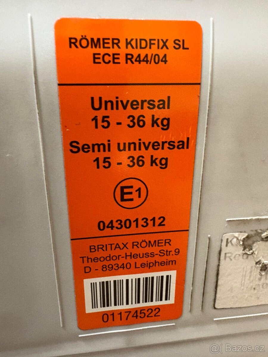 Autosedačka Britax Romer - 3