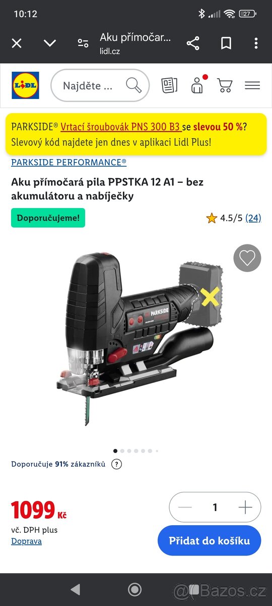 Aku přímočará pila Parkside performance - 3