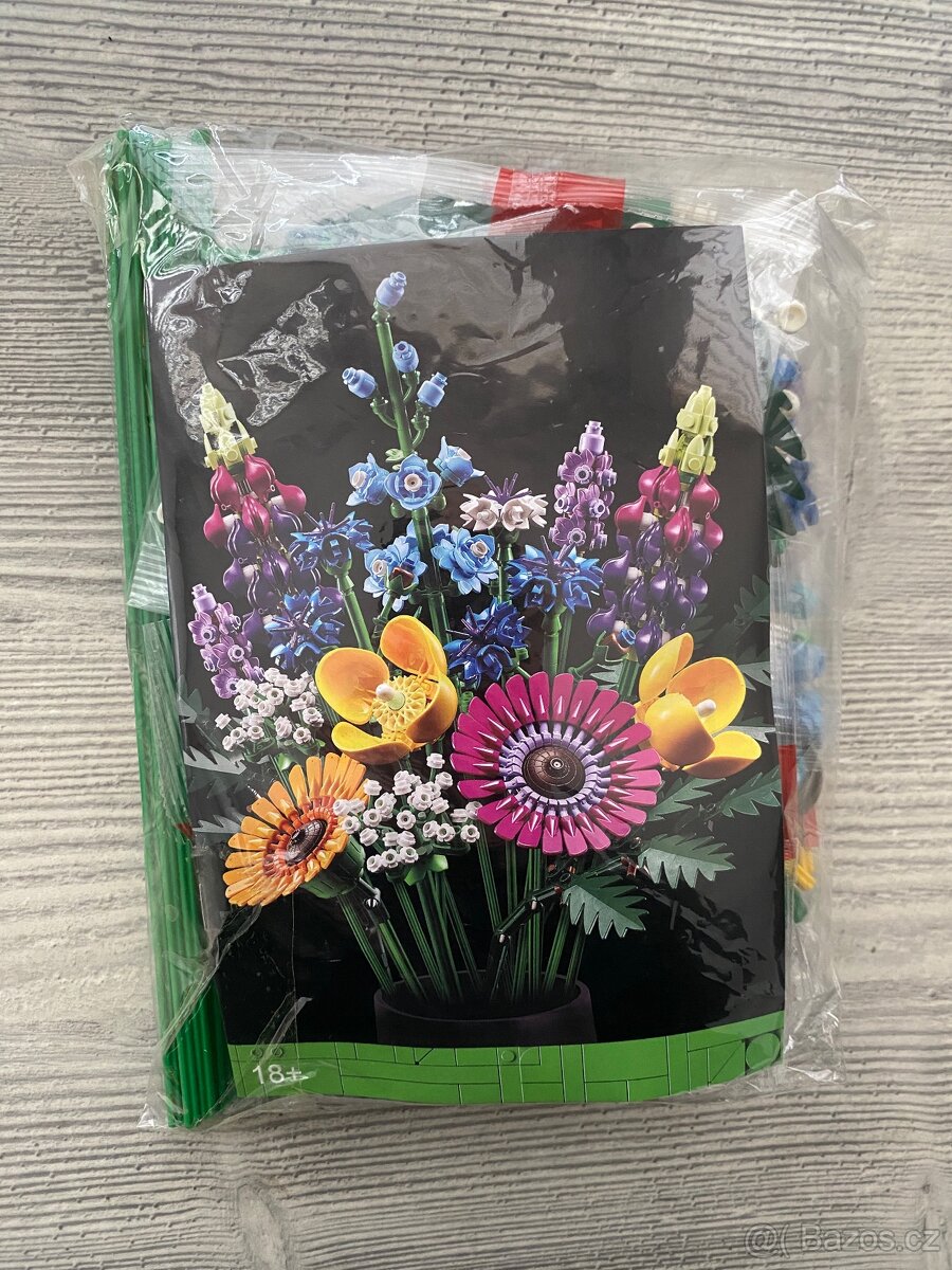 NOVÉ Kytice lučního kvítí - 939ks kostek - 3