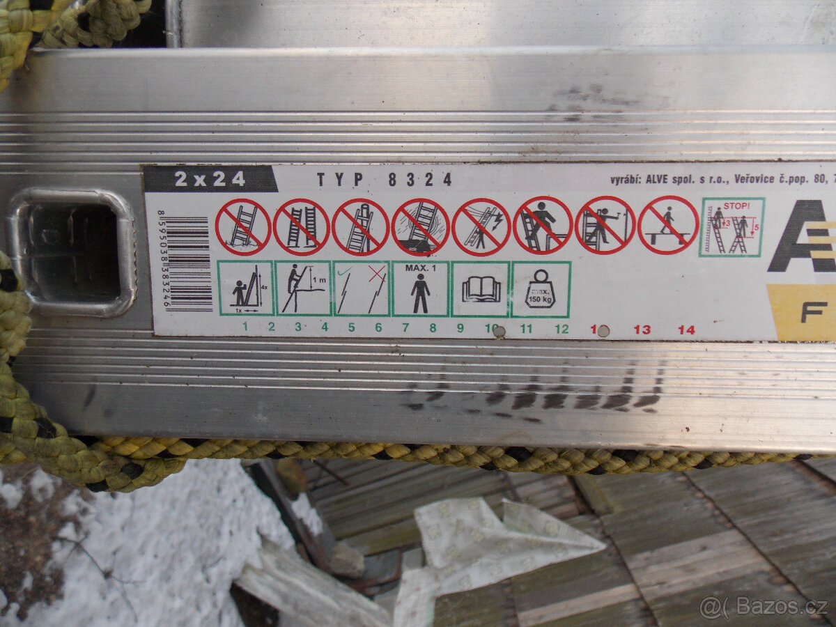 Žebřík ALVE FORTE. TYP 8324 - 3