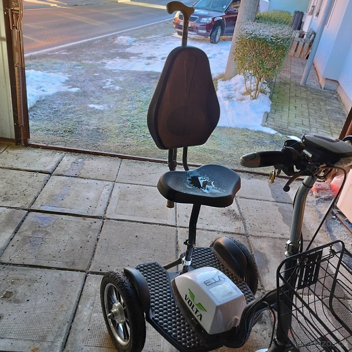 Elektrická tříkolka pro seniory - Volta (bílá) - 3