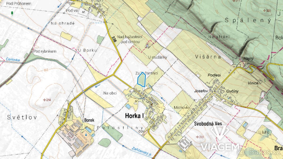 Pole 16 160 m², Podíl 50 % o výměře 8 080 m² - 3