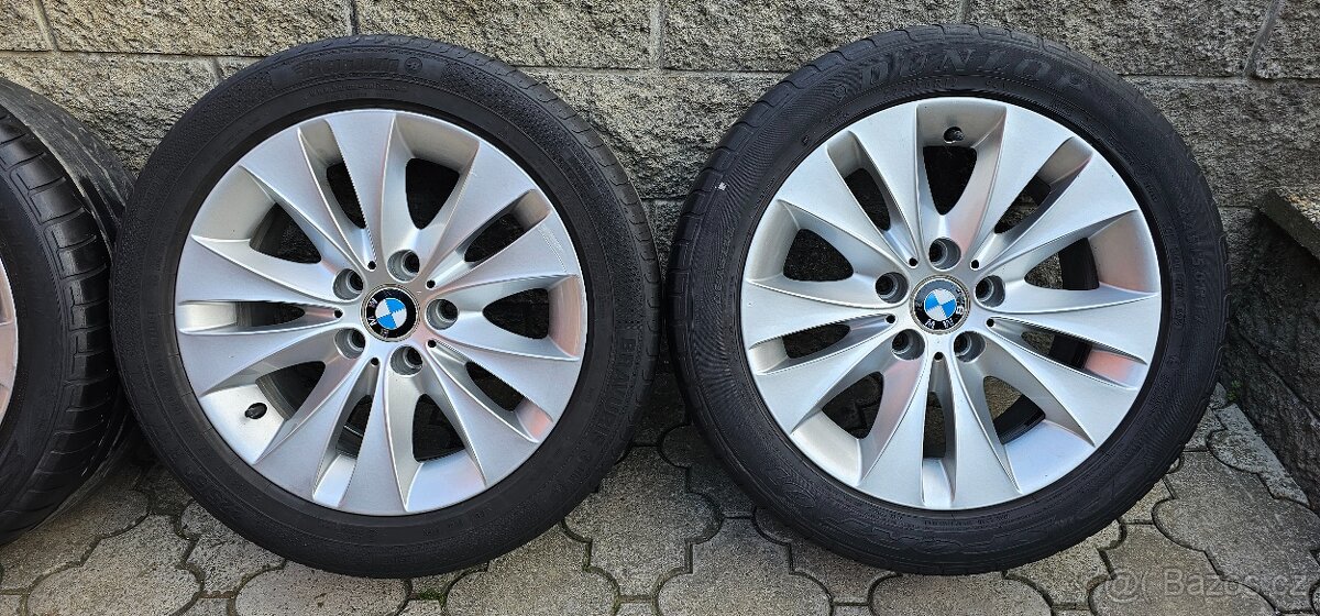 Originál alu BMW 5 E60 5x120 225/50 R17 letní