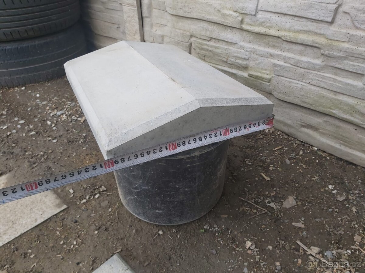 Betonové plotové stříšky - 3