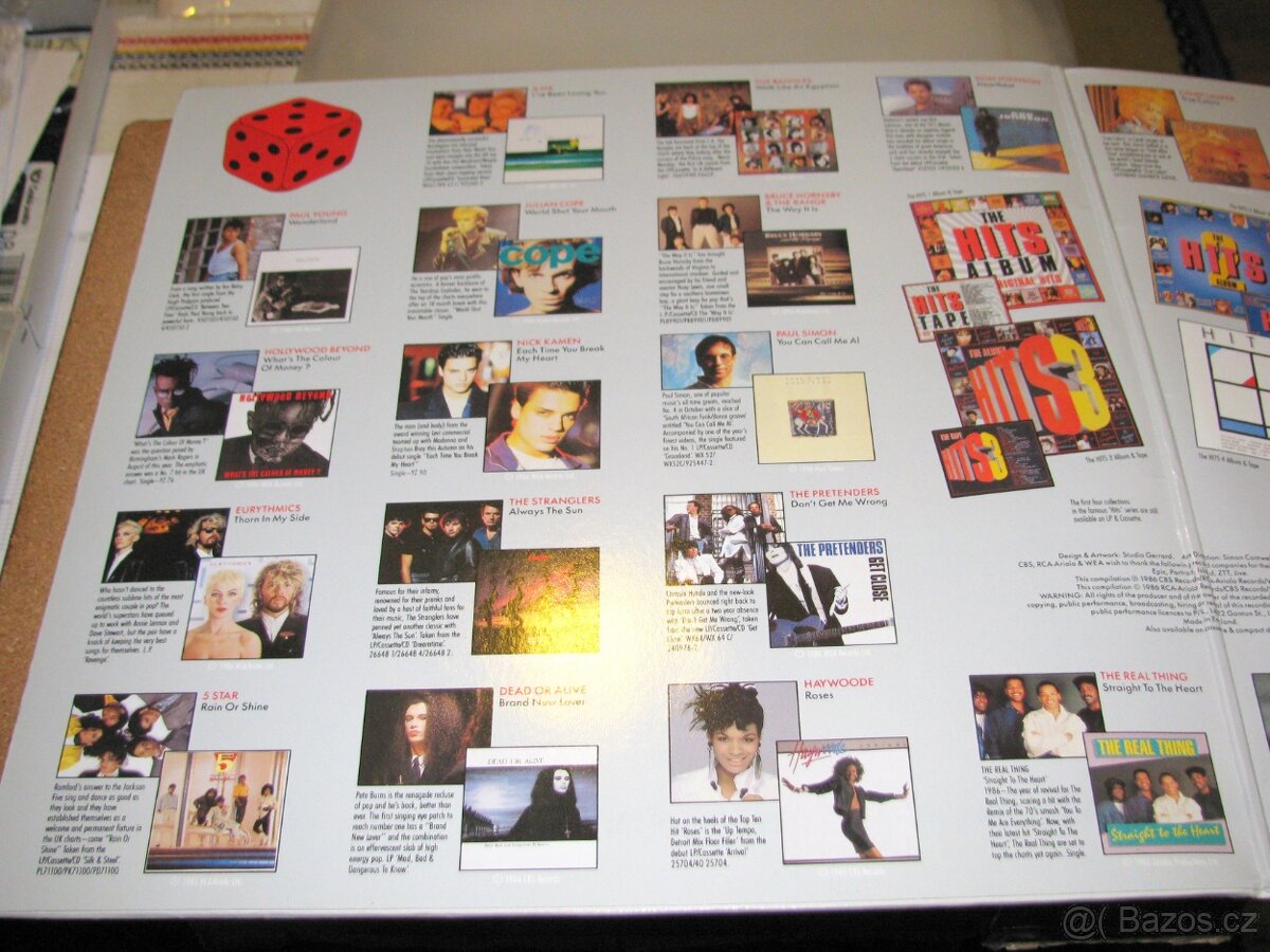 LP - HITS 5 / 2 LP...WEA RECORDS - 1986 - 3