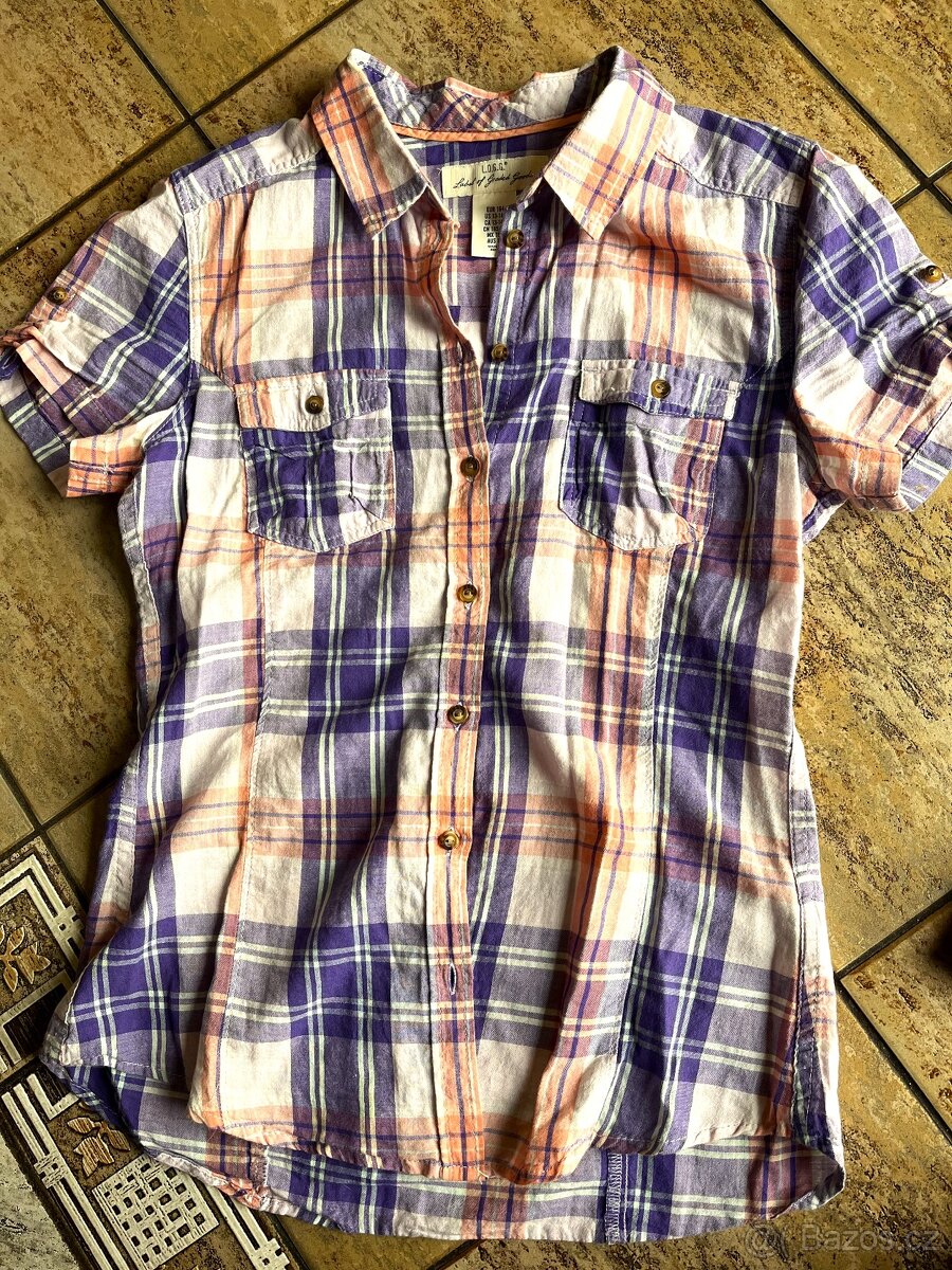 3x letní halenka košile vel. 34-36, 158/164 - 3