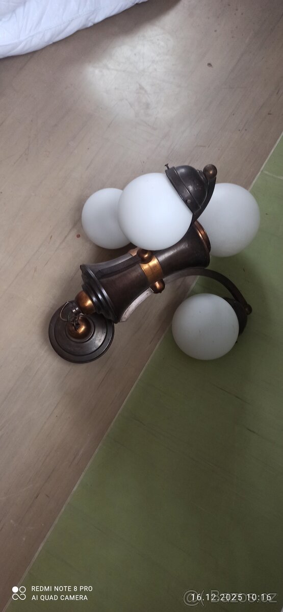 Stropní závěsný lustr starožitný - 3