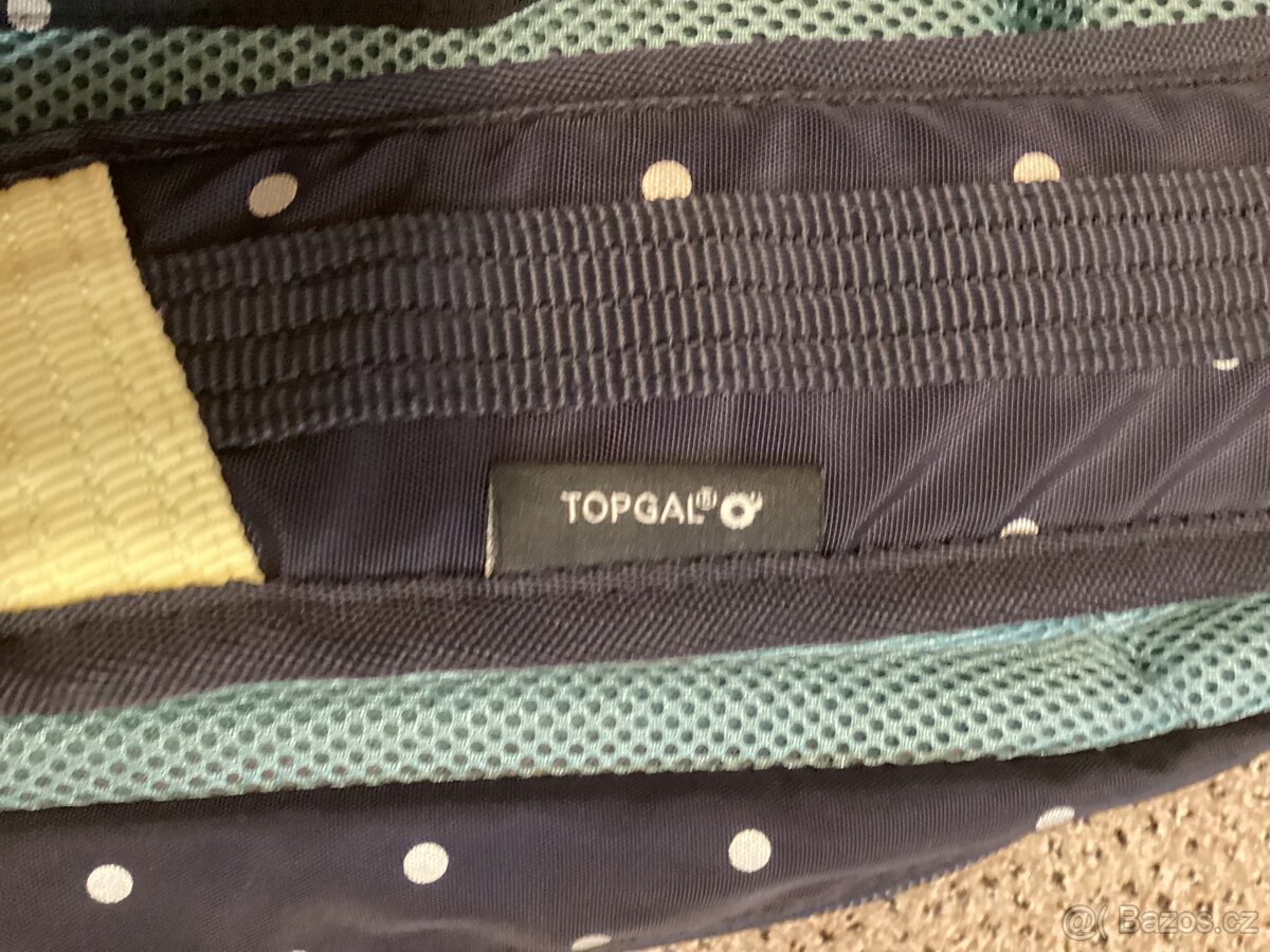 Školní studentský batoh modrý s puntíky TOPGAL - 3