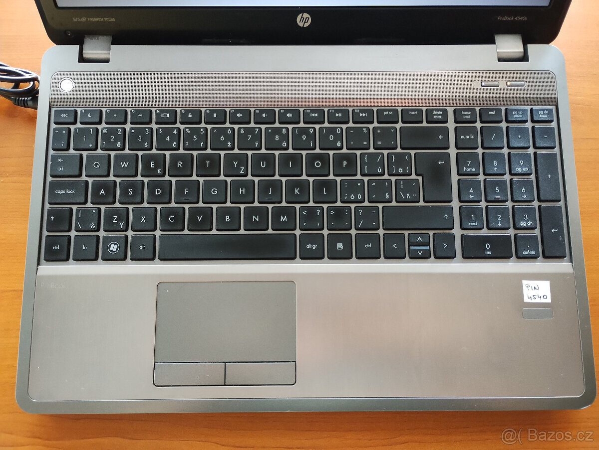 notebook HP ProBook 4540s + nový zdroj a baterie, WIN 11 - 3