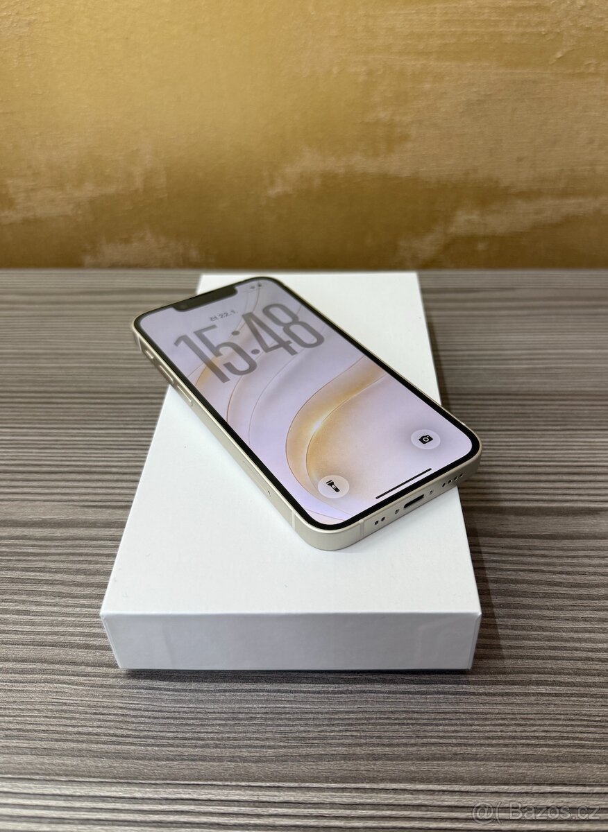 Apple iPhone 13 mini 128GB bílá, baterie 100% - 3