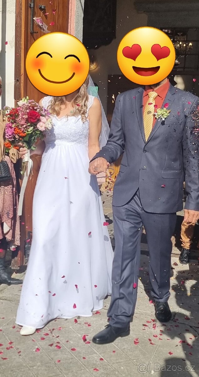 Svatební šaty šněrovací - 3